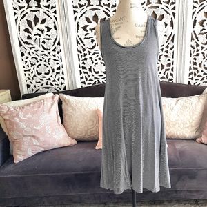 Workshop Republic Clothing Black and White Striped Dress